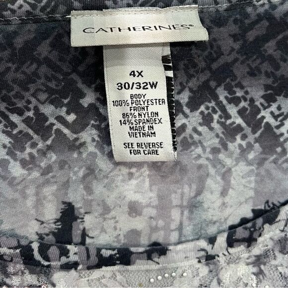 Catherine’s Multicolored Sequin Blouse Women’s 4XL - Picture 3 of 3